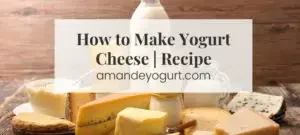 how make yogurt cheese