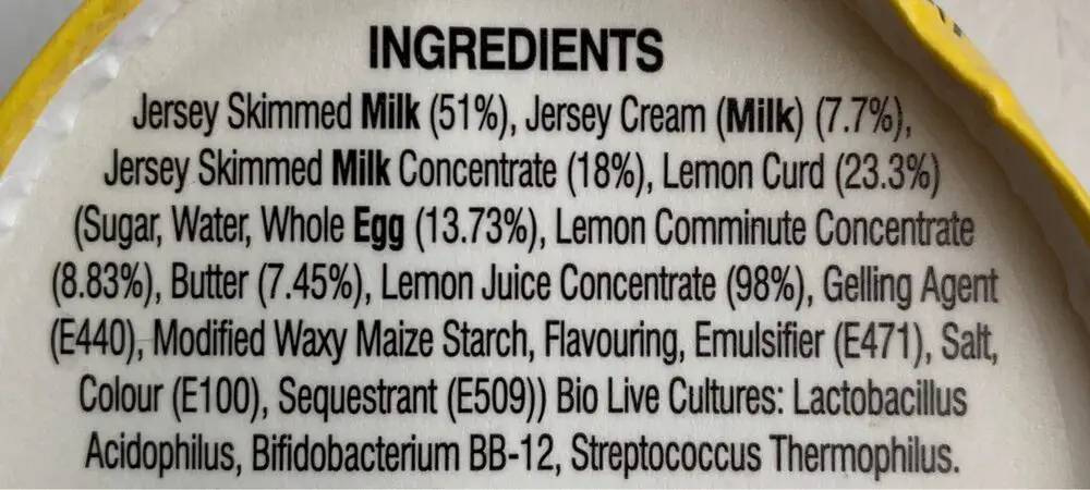 Ingredients