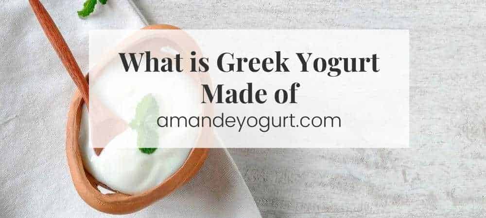 what is greek yogurt made of